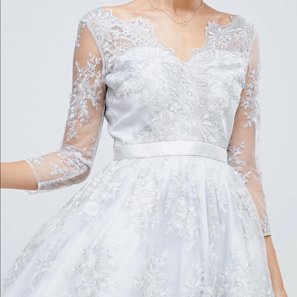 Chi Chi London silver dress